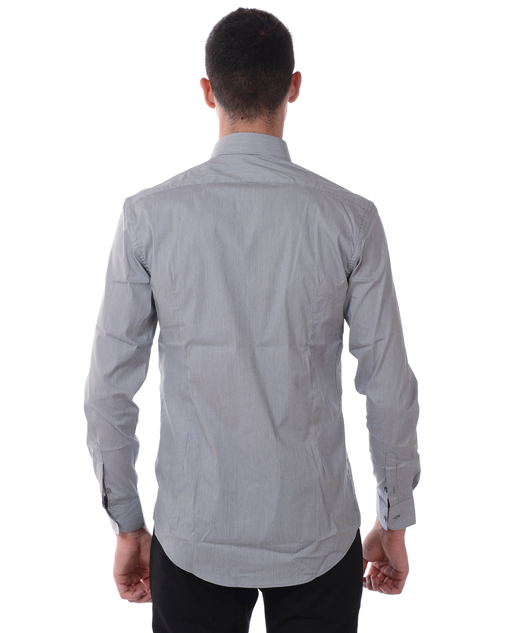 Camicia Grigia Elegante Daniele Alessandrini - mem39