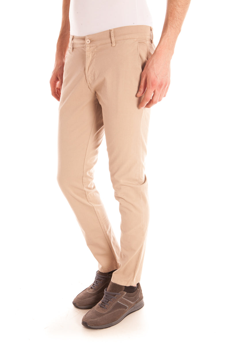 Pantaloni Daniele Alessandrini Beige Chiaro M - mem39