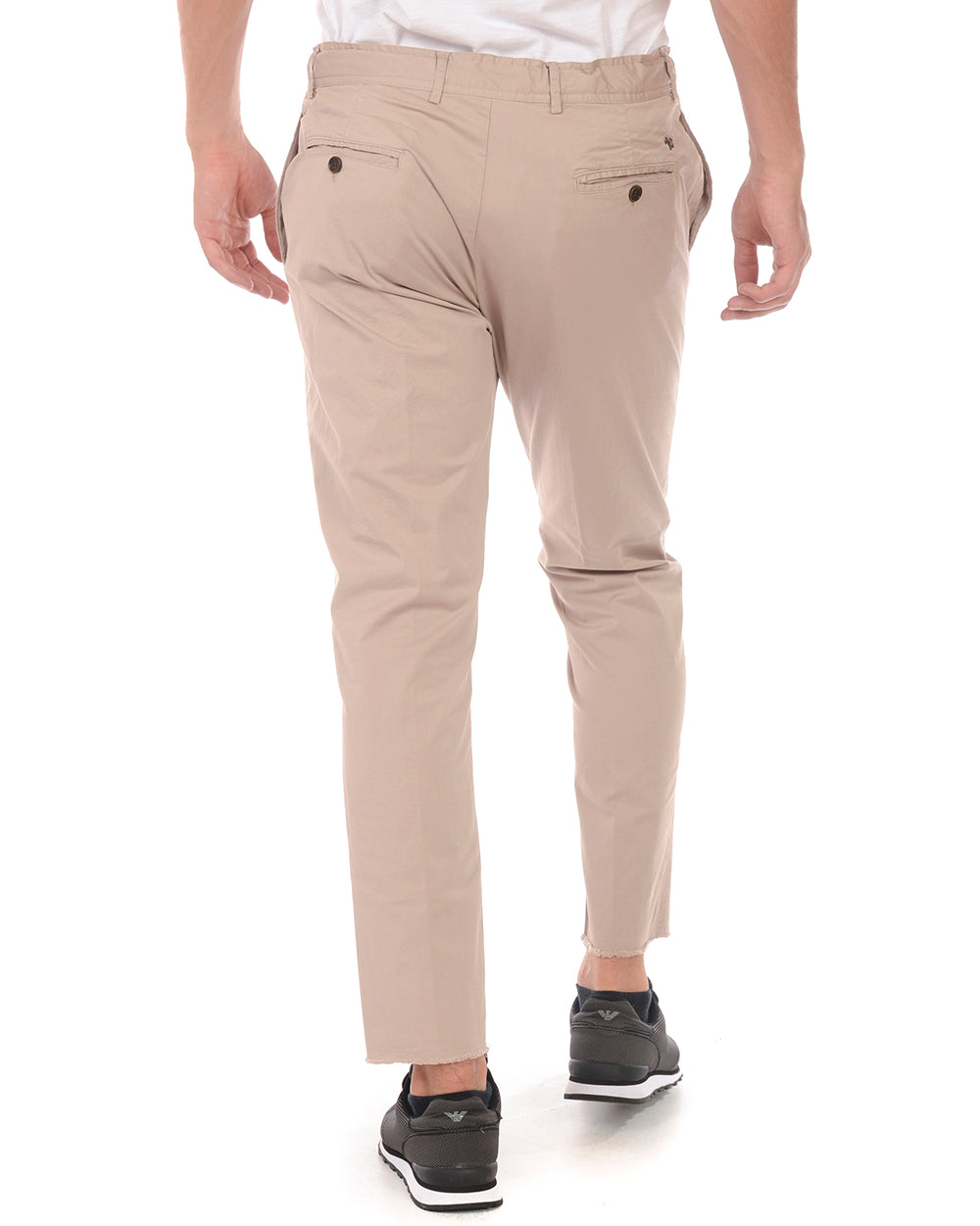 Pantaloni Beige Taglia 46 - Daniele Alessandrini - mem39