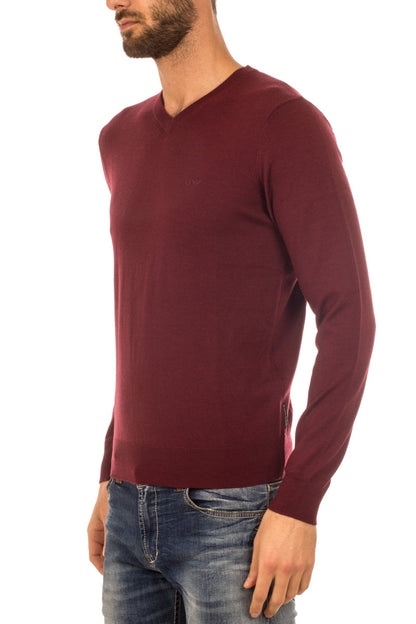 Maglia Armani Jeans AJ S Bordeaux - Lana di Classe - mem39