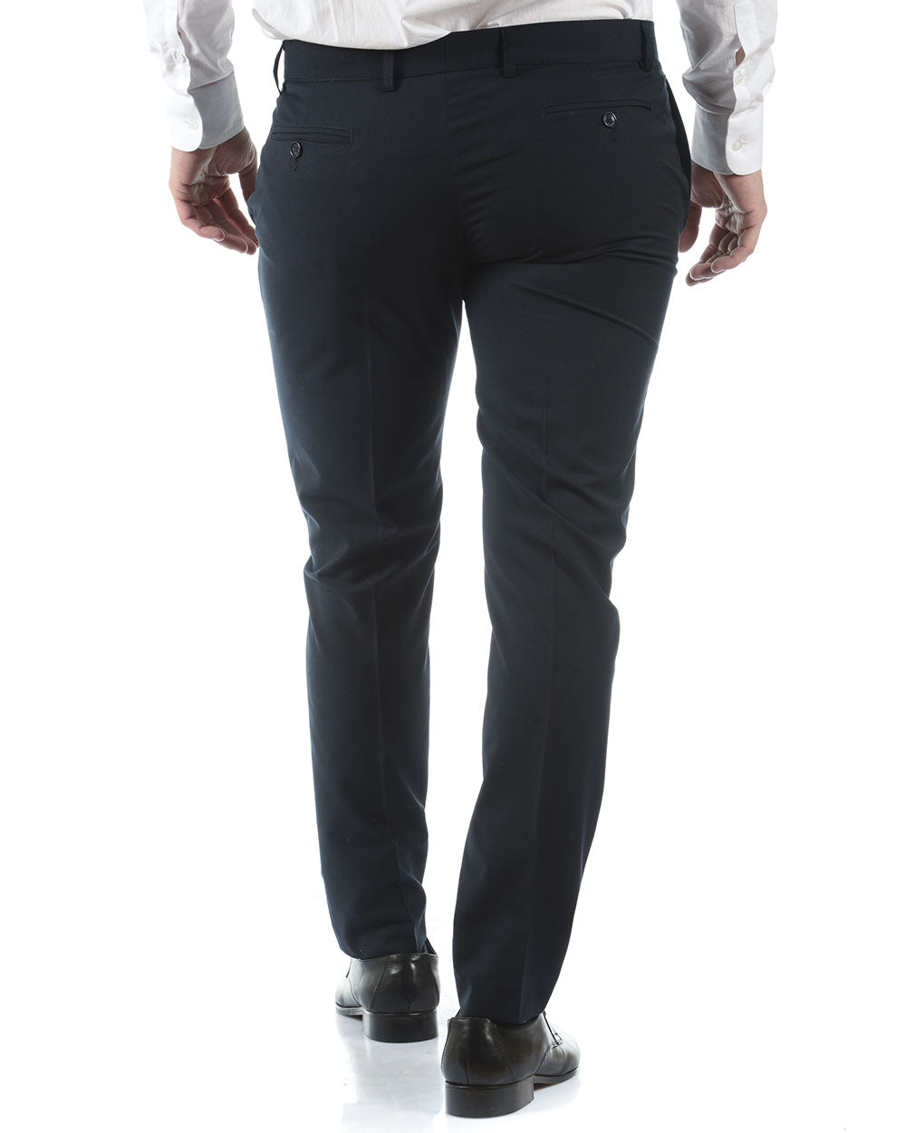 Pantaloni Daniele Alessandrini Blu Scuro Cotone - mem39