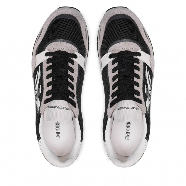 Sneaker Emporio Armani Grigio e Nero - mem39