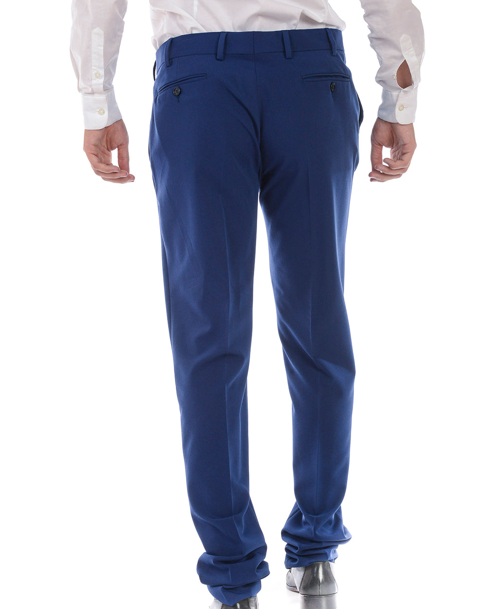 Pantaloni Daniele Alessandrini Blu Taglia M - mem39