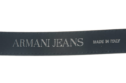 Cintura Armani Jeans AJ in Pelle Nera - mem39