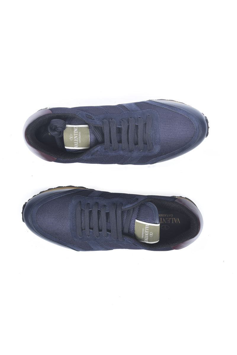 Sneakers Valentino Mix Blu Pelle/Tessuto - mem39