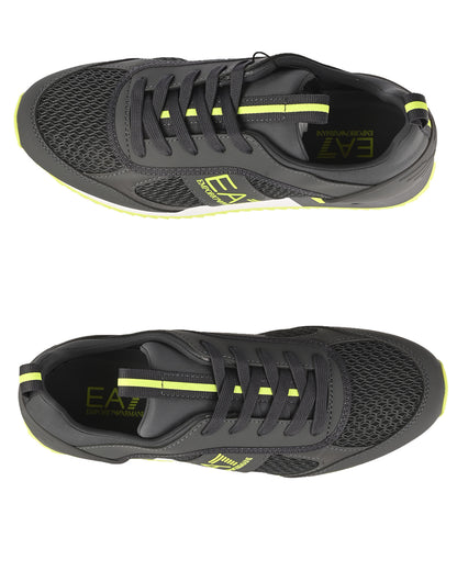 Sneakers Emporio Armani EA7 Grigio Verde - mem39