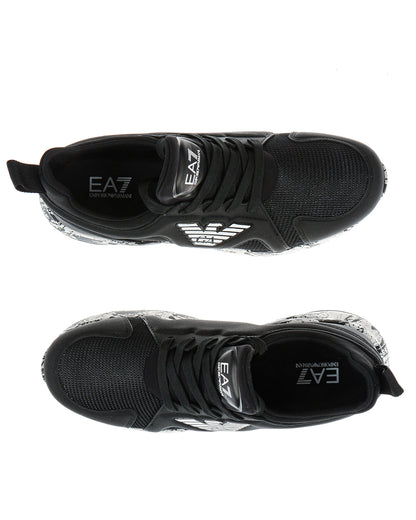 Sneakers Armani EA7 Nere e Arancioni - mem39