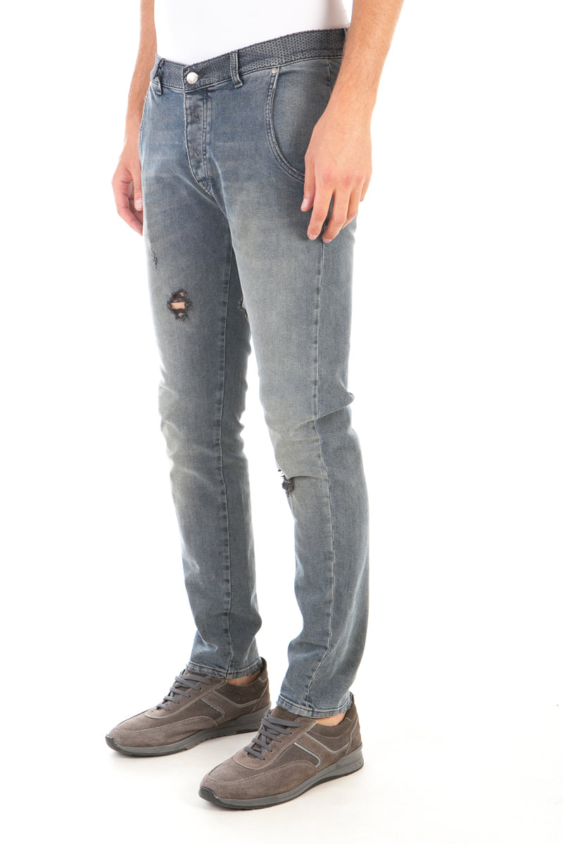 Pantaloni in Denim Daniele Alessandrini - mem39