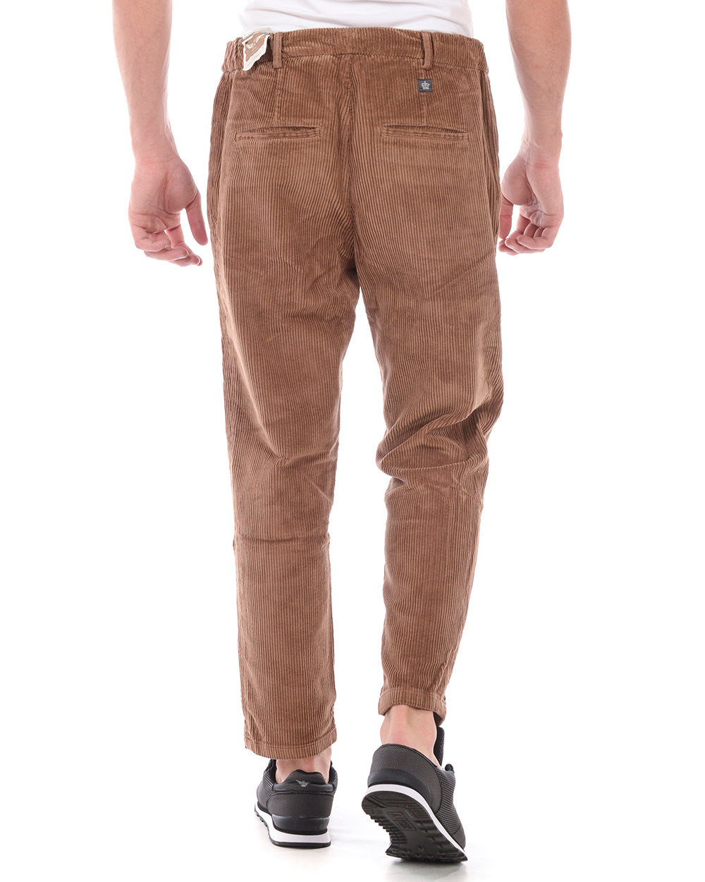 Pantaloni Daniele Alessandrini Beige Cotone Elastan - mem39