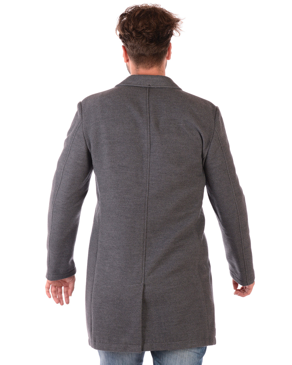 Cappotto Grigio Scuro Daniele Alessandrini - mem39