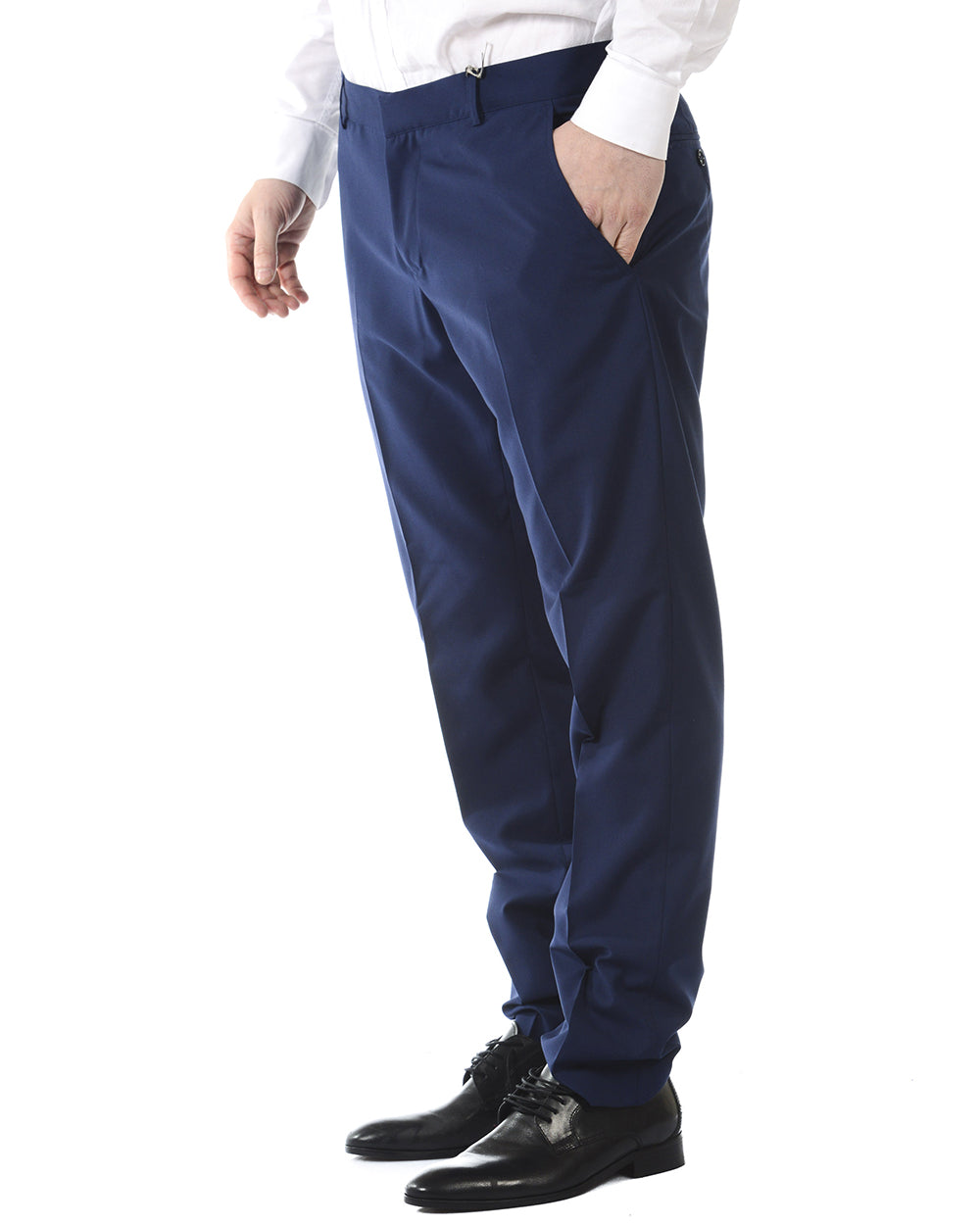 Pantaloni Daniele Alessandrini Blu Eleganza - mem39