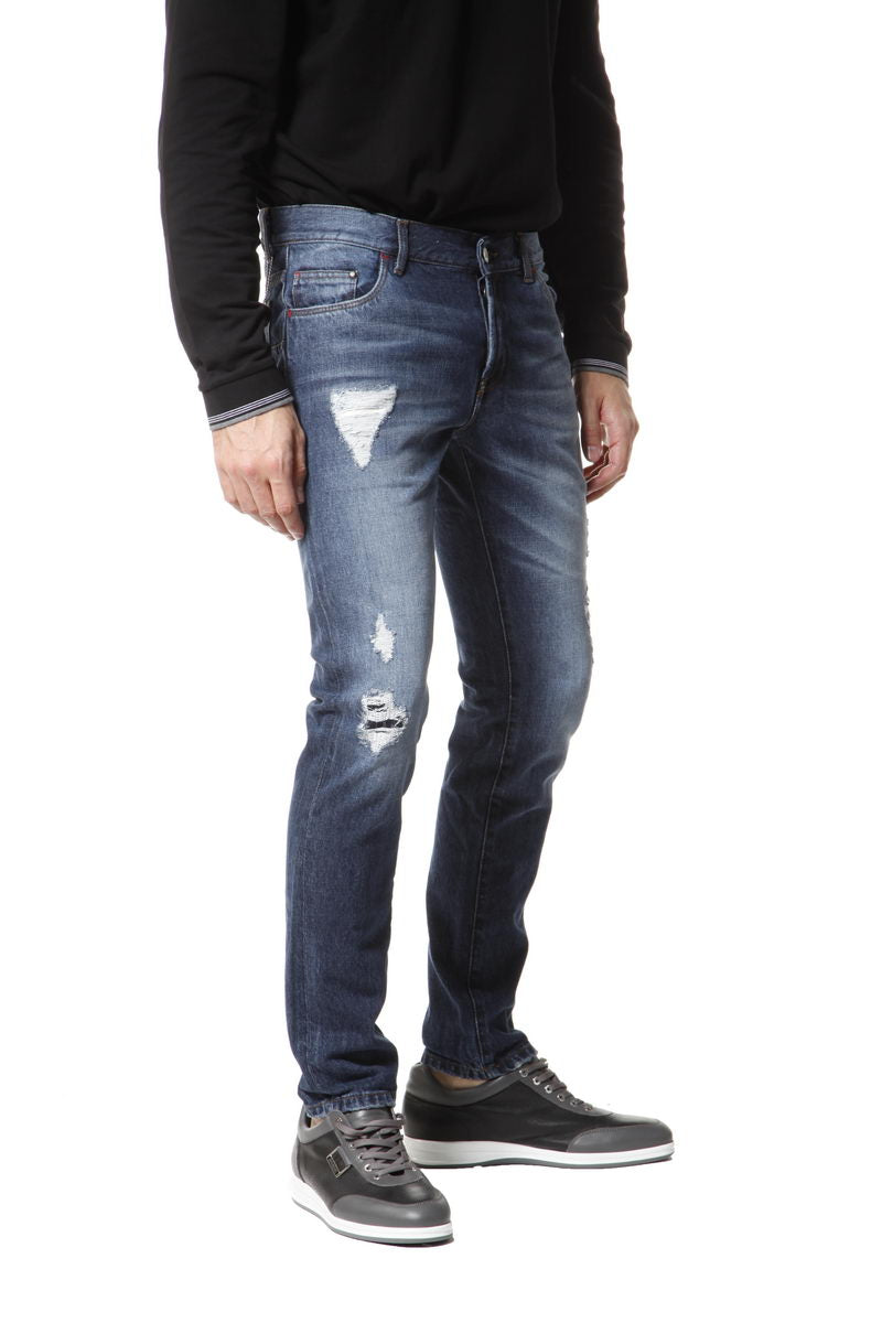 Jeans Denim Cotone Daniele Alessandrini - mem39