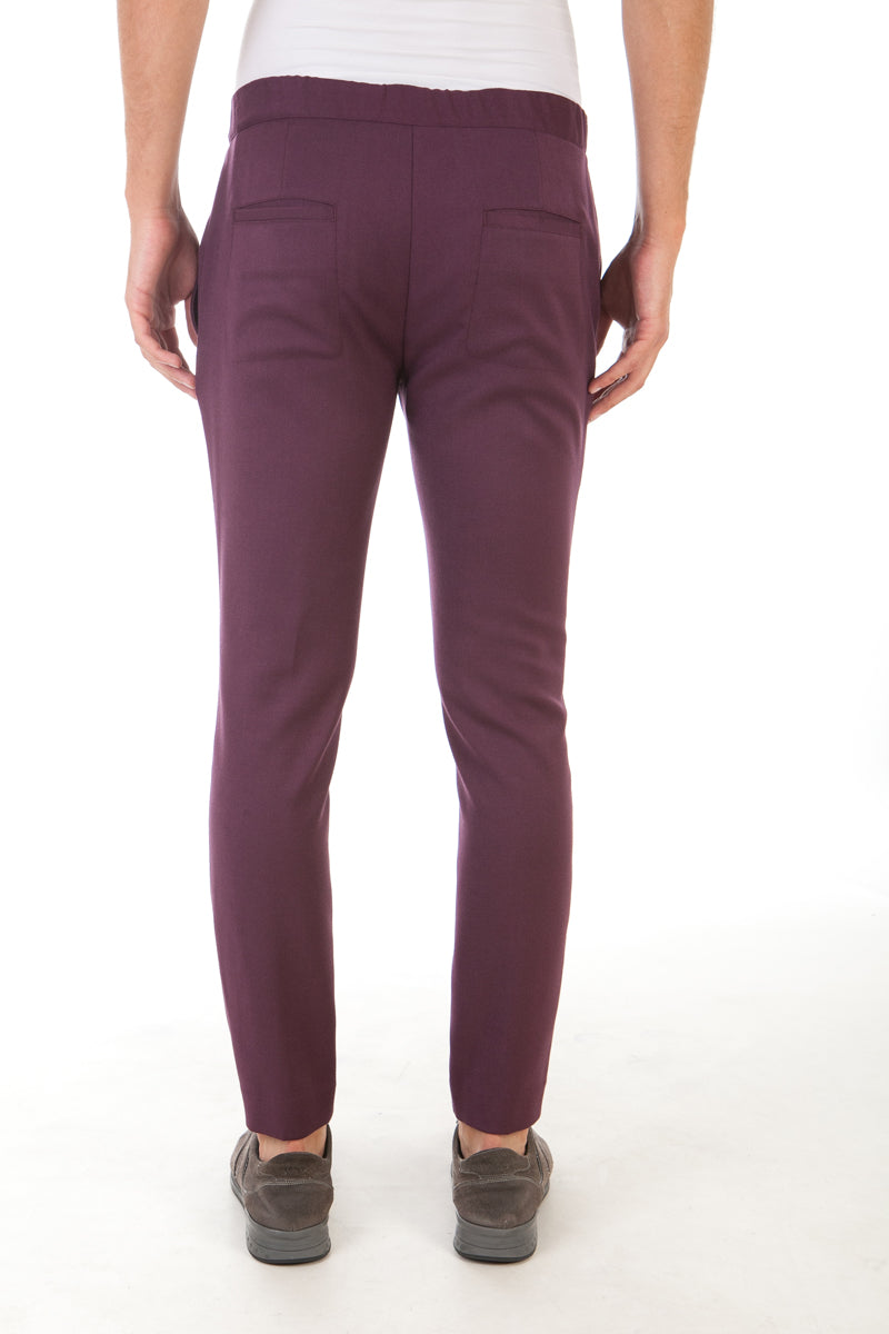 Pantaloni Bordeaux Daniele Alessandrini - mem39