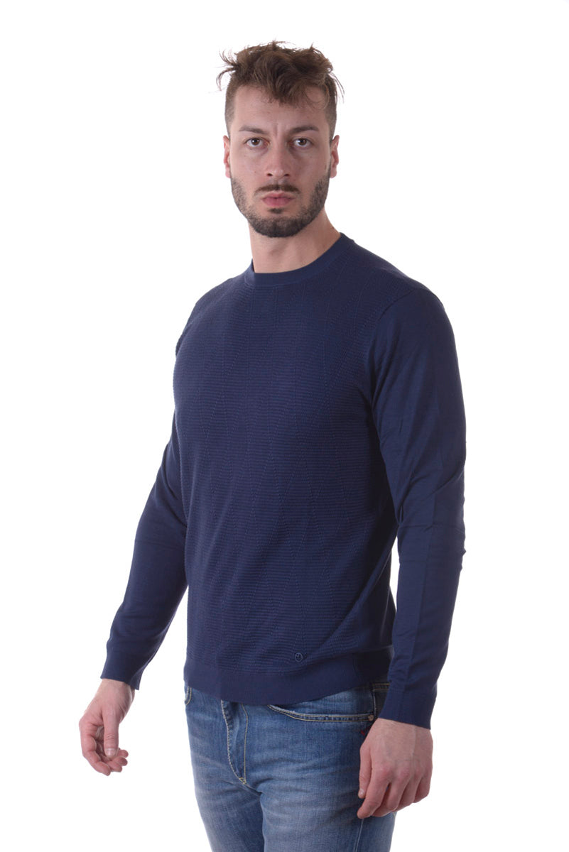 Maglia Armani Collezioni Blu - Eleganza senza tempo 🕶️ - mem39