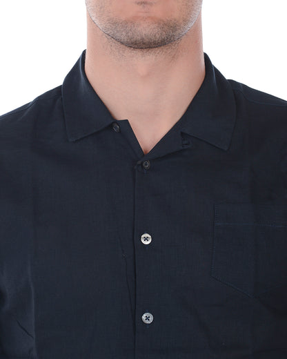 Camicia Blu Elegante Daniele Alessandrini - mem39