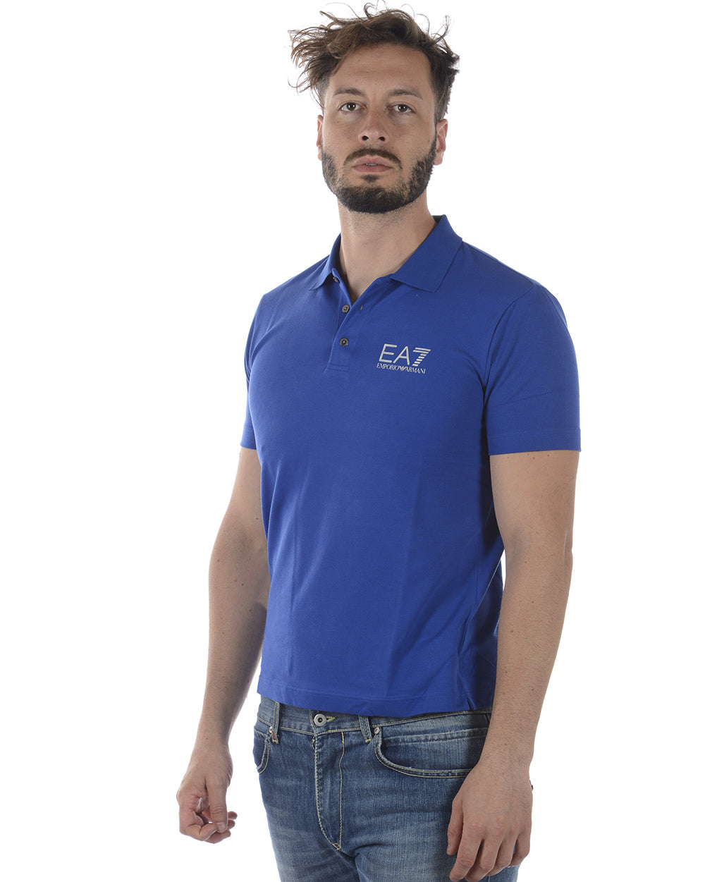 Polo Emporio Armani EA7 Blu Chiaro - mem39