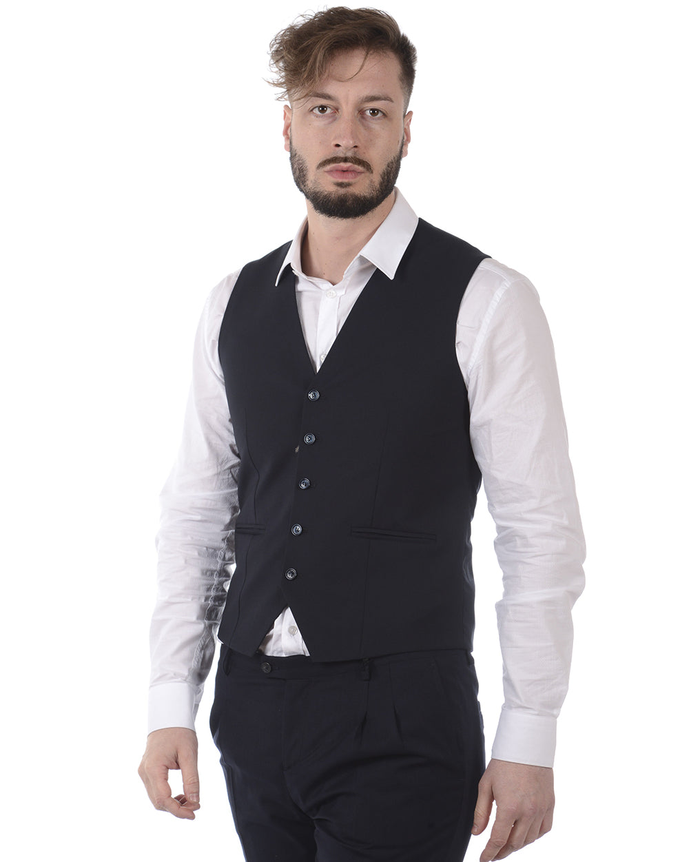 Gilet Blu Daniele Alessandrini - mem39