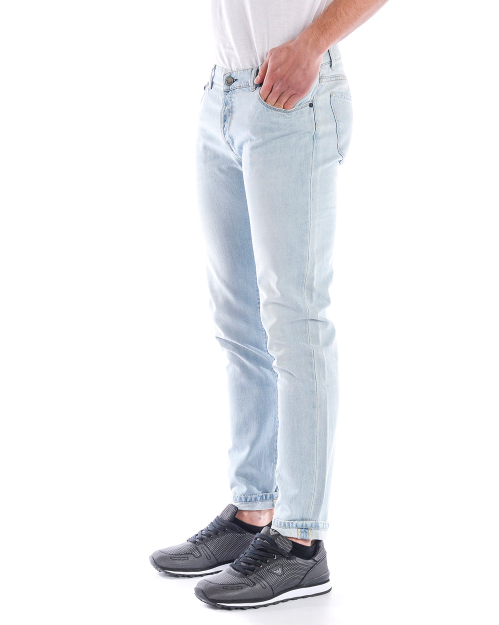 Jeans Daniele Alessandrini Italiani Chiaro 29 Denim M - mem39