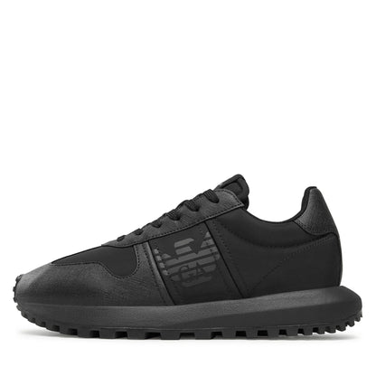 Sneakers Em. Armani Pelle Nera 40,5 - mem39