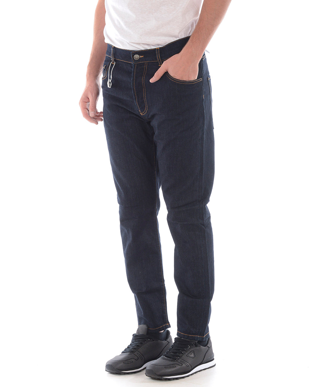 Jeans Denim Cotone ed Elastan - Daniele Alessandrini - mem39