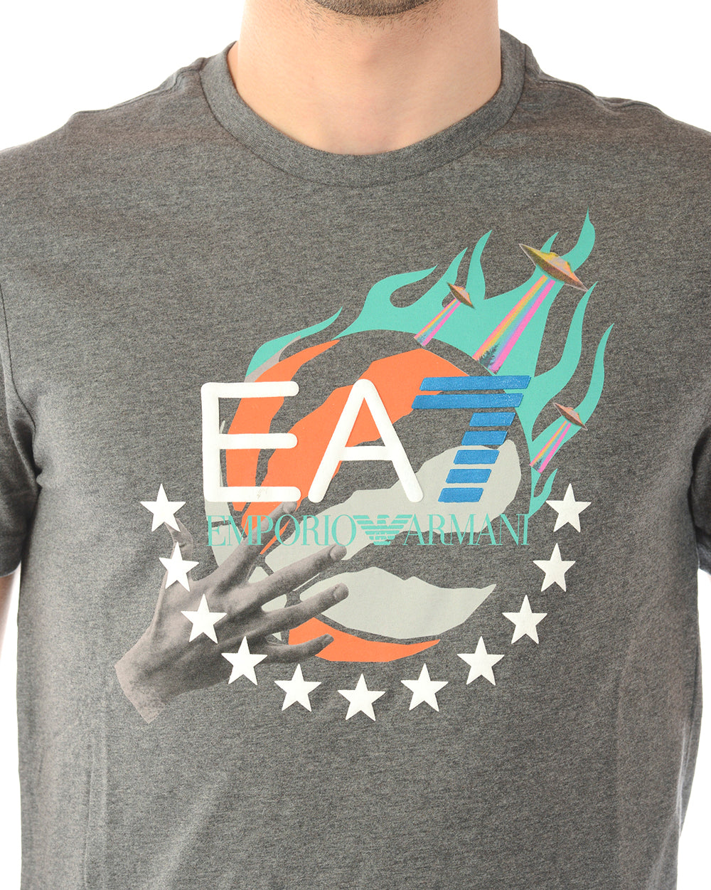 T-shirt EA7 Logo Stampato Emporio Armani - mem39