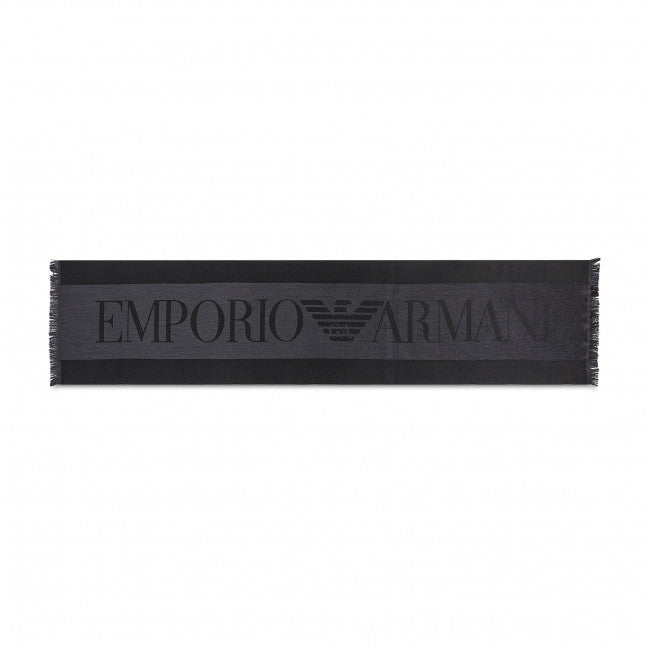 Sciarpina Lana Nera Emporio Armani - mem39