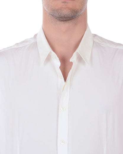 Camicia Daniele Alessandrini Slim Fit Nera - mem39