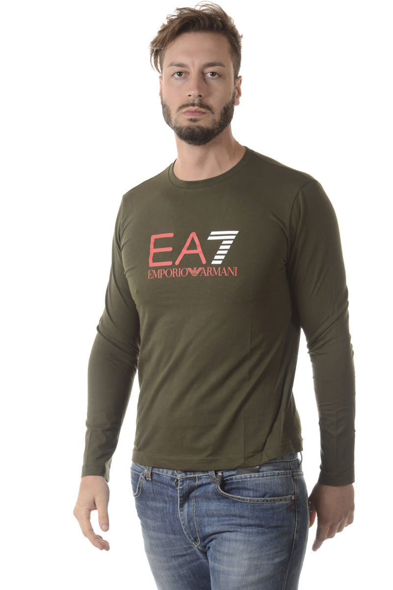 Maglia Verde Militare Manica Lunga EA7 - mem39