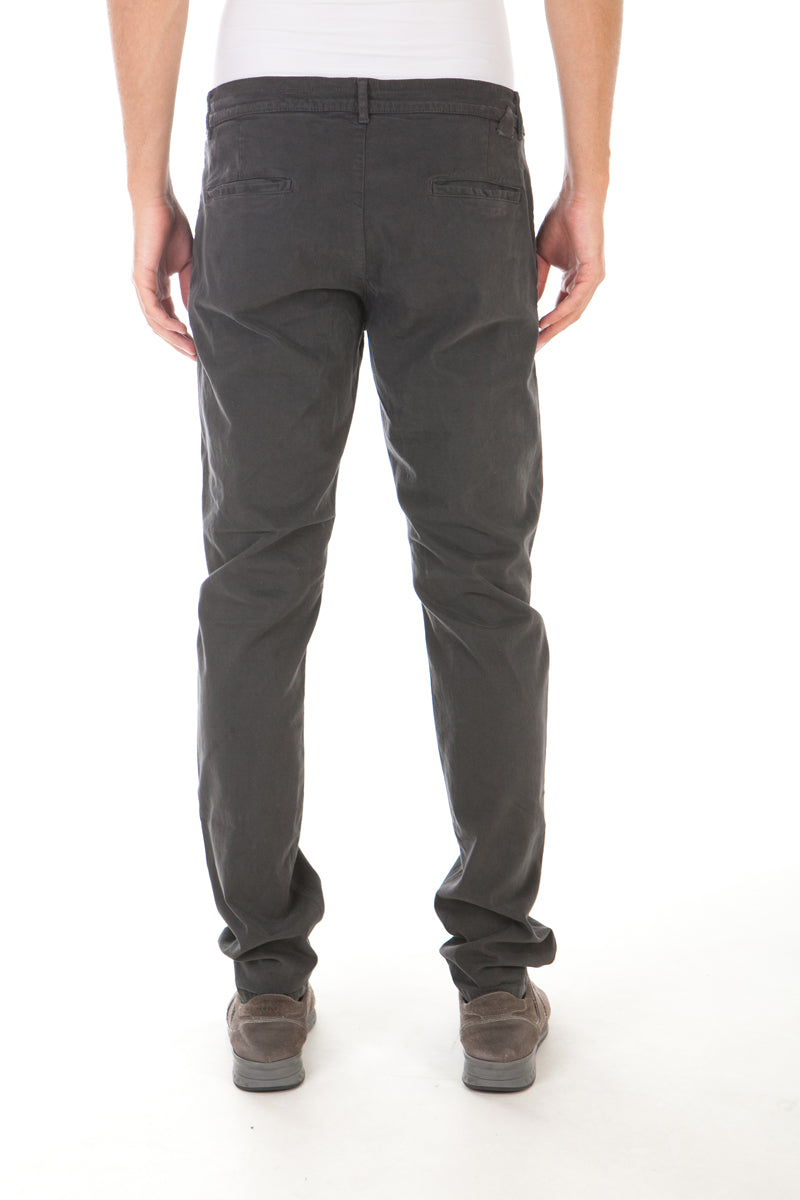 Pantaloni in Cotone Daniele Alessandrini Grigio M - mem39