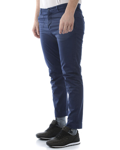 Pantaloni Eleganza Blu Daniele Alessandrini - mem39