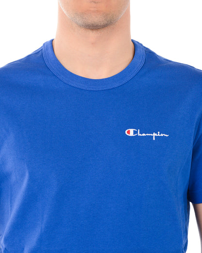 Maglia Champion Blu Scuro con Logo Ricamato - mem39