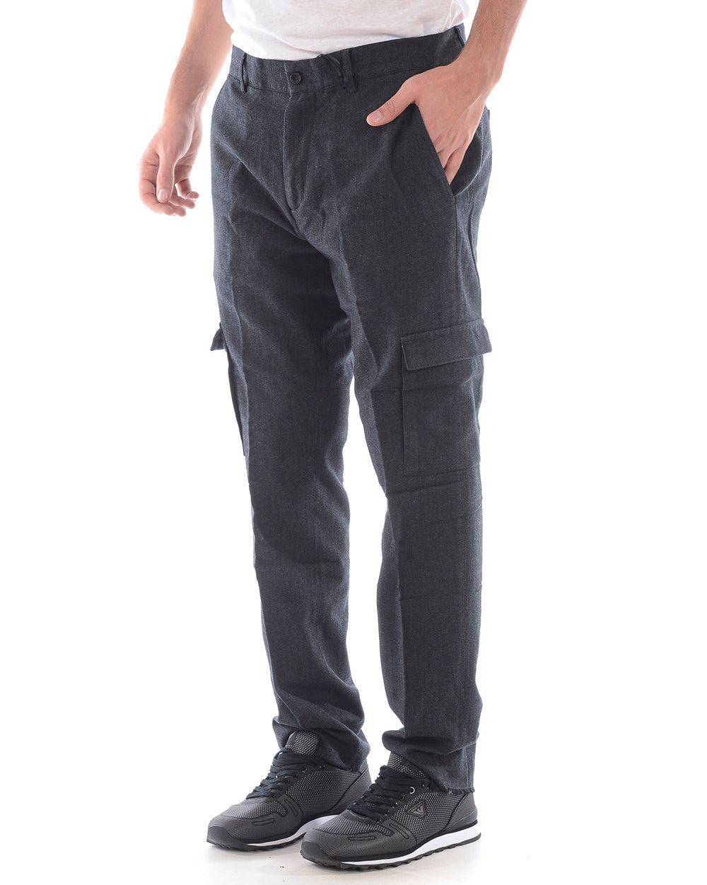 Pantaloni Nero Daniele Alessandrini M - mem39