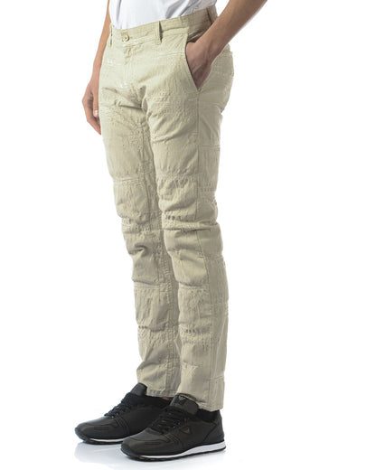 Pantaloni Beige Daniele Alessandrini - Eleganza Italiana - mem39