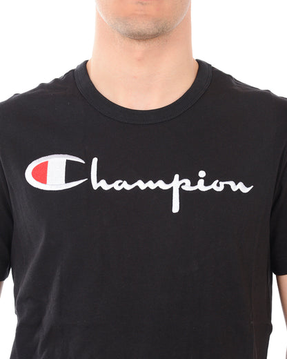 T-shirt Champion Logo Ricamato - mem39