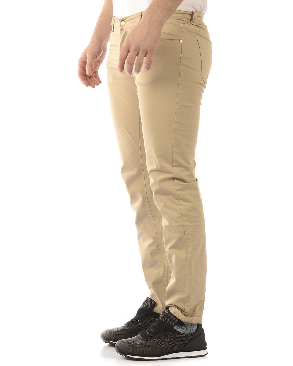 Pantaloni Beige M Daniele Alessandrini - mem39