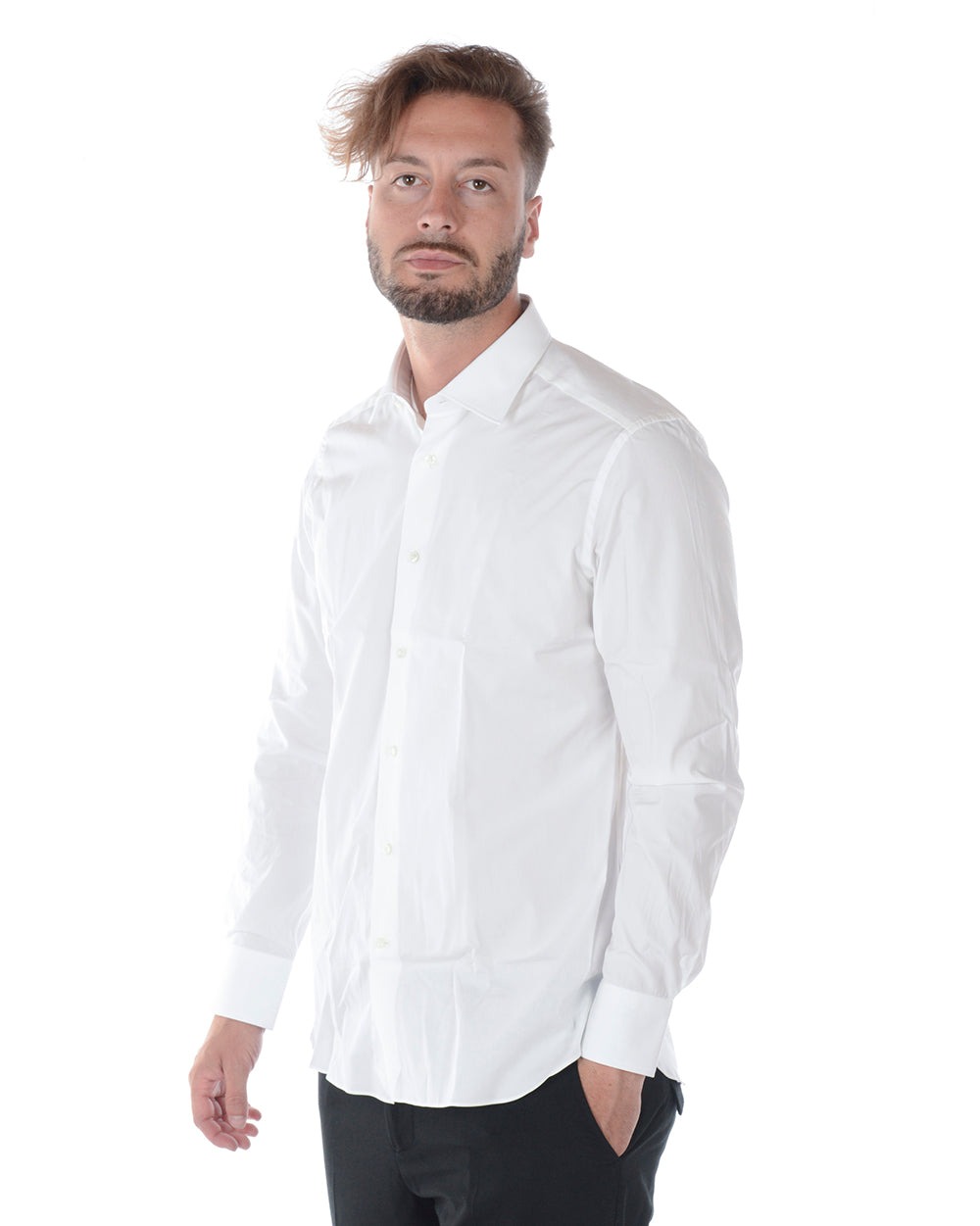 Camicia Zegna Bianca 38 - Eleganza senza Tempo - mem39