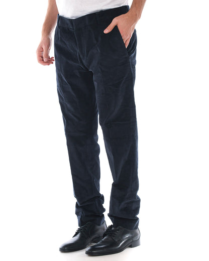 Pantaloni Daniele Alessandrini Blu M - mem39