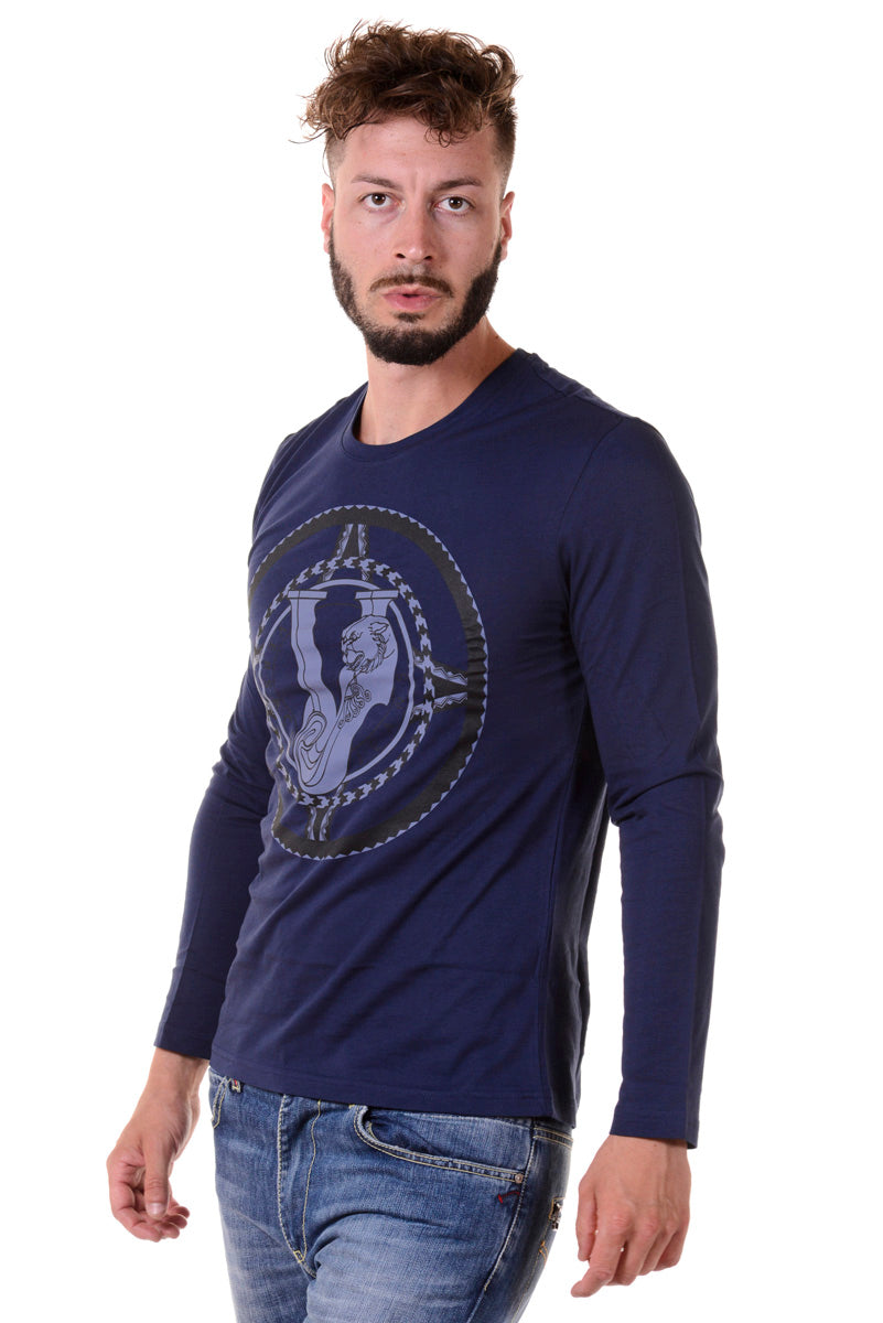 T-shirt Versace Jeans Blu Intenso - mem39