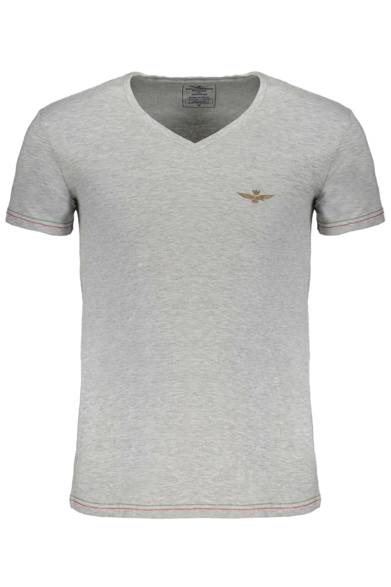 Aeronautica Militare T-Shirt Maniche Corte Uomo Grigio"" - mem39