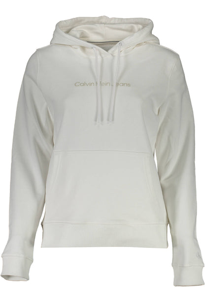 Calvin Klein Felpa Senza Zip Donna Bianco - mem39