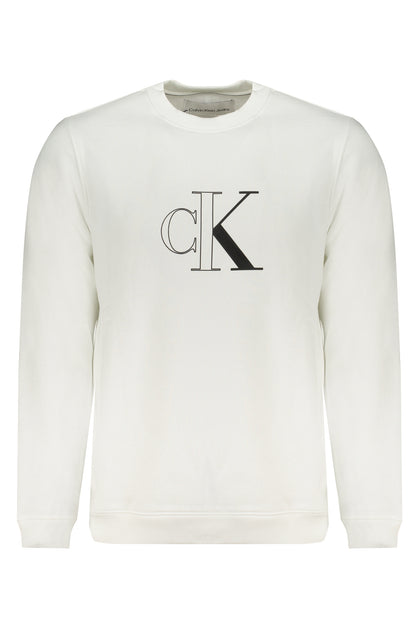 Calvin Klein Felpa Senza Zip Uomo Bianco"" - mem39