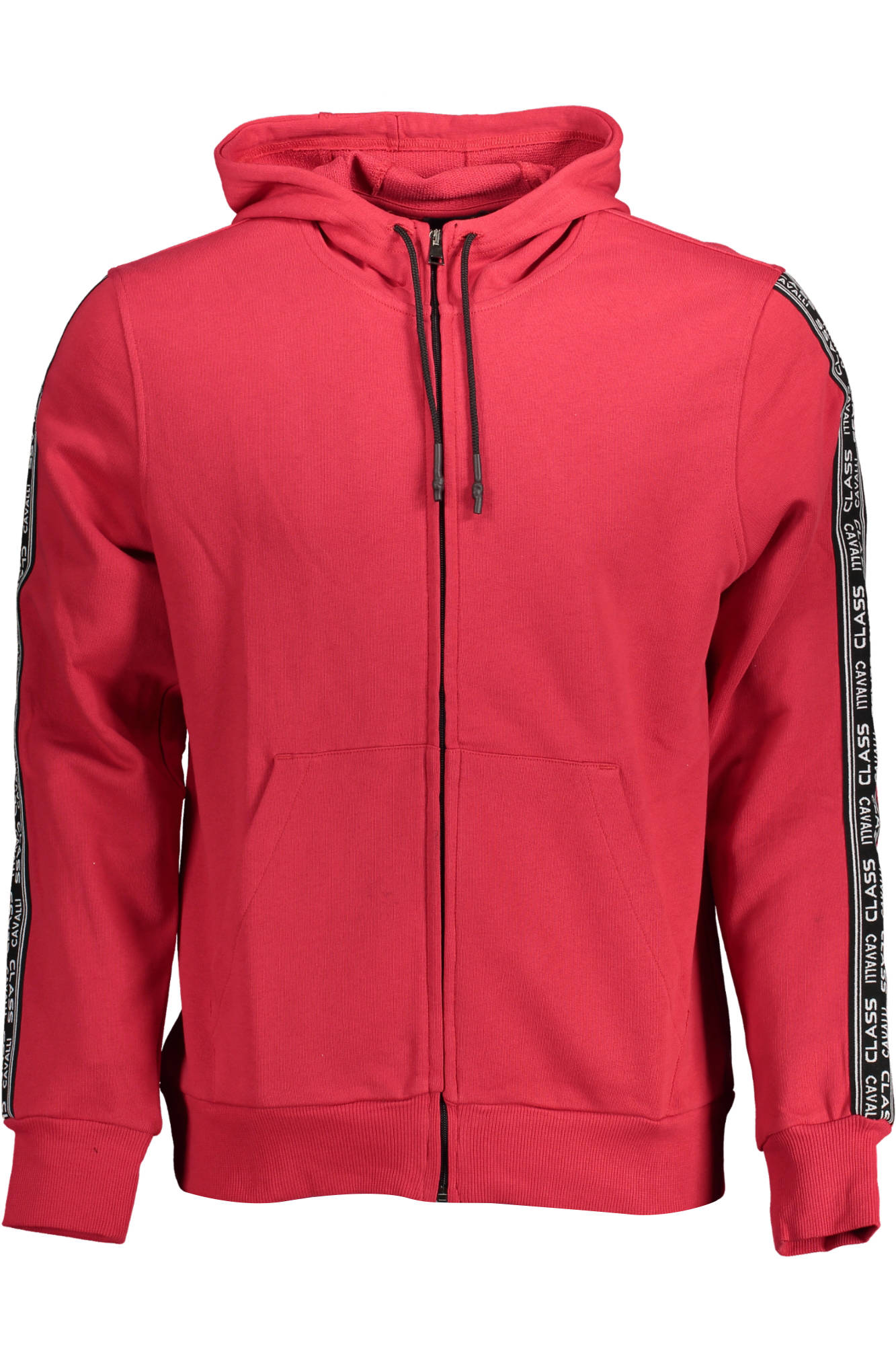 Cavalli Class Felpa Con Zip Uomo Rosso - mem39