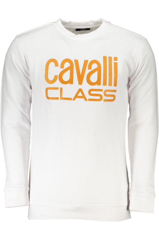 Cavalli Class Felpa Senza Zip Uomo Bianco"" - mem39