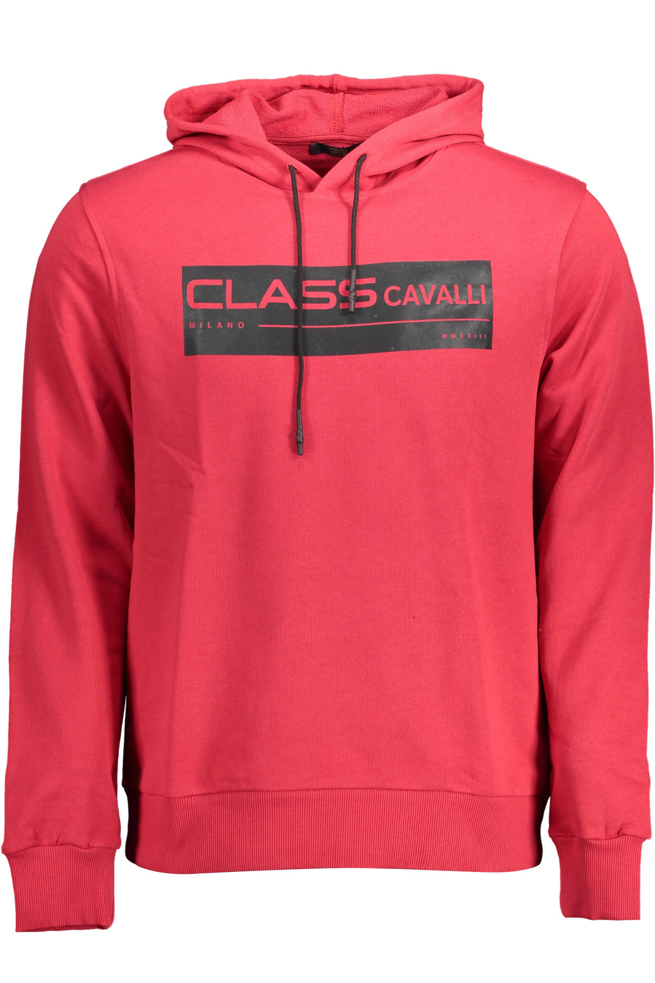 Cavalli Class Felpa Senza Zip Uomo Rosso - mem39