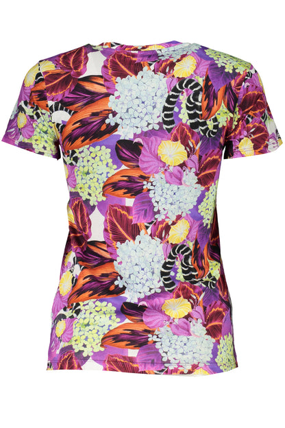 Cavalli Class T-Shirt Maniche Corte Donna Viola"" - mem39