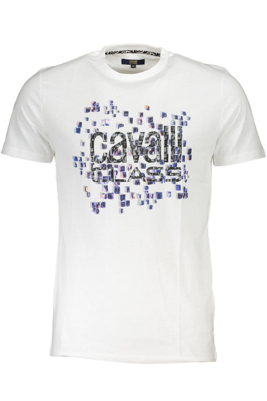 Cavalli Class T-Shirt Maniche Corte Uomo Bianco - mem39