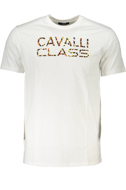 Cavalli Class T-Shirt Maniche Corte Uomo Bianco - mem39