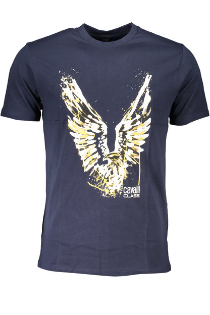 Cavalli Class T-Shirt Maniche Corte Uomo Blu - mem39