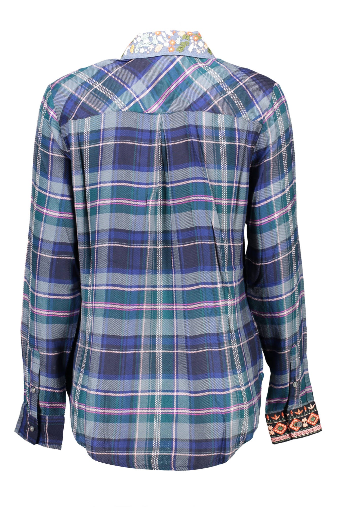 Desigual Camicia Maniche Lunghe Donna Blu"" - mem39