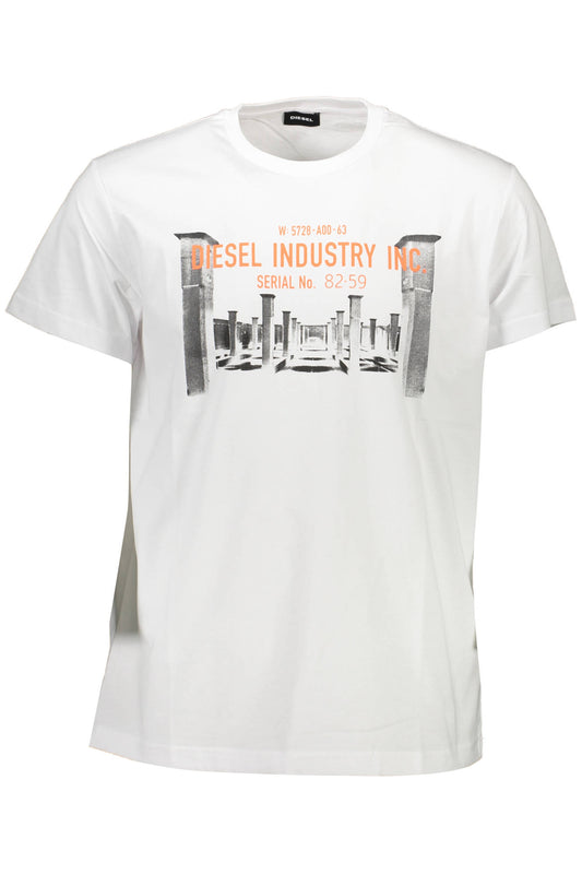 Diesel T-Shirt Maniche Corte Uomo Bianco - mem39